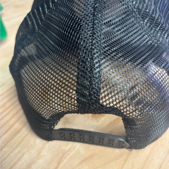 Black and Yellow Baseball Cap with Curved Brim and Decorative Elements - Picture 4 of 7